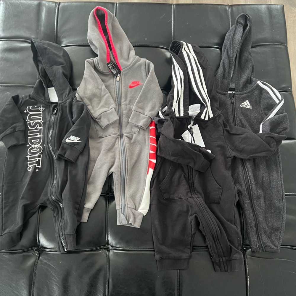 Adidas & Nike Warm Hoodie Outfits- 3 Months